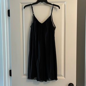 Express Black Flowy Mini Dress SIZE M